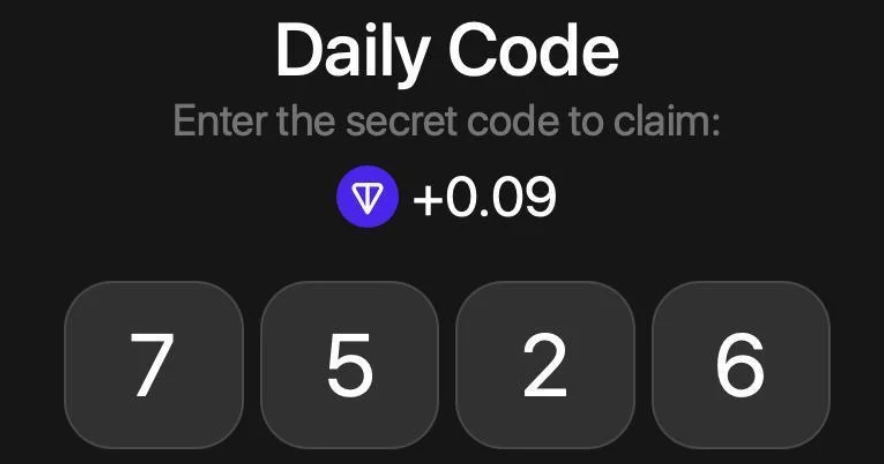 TonHash Daily Secret Code 6 June 2025